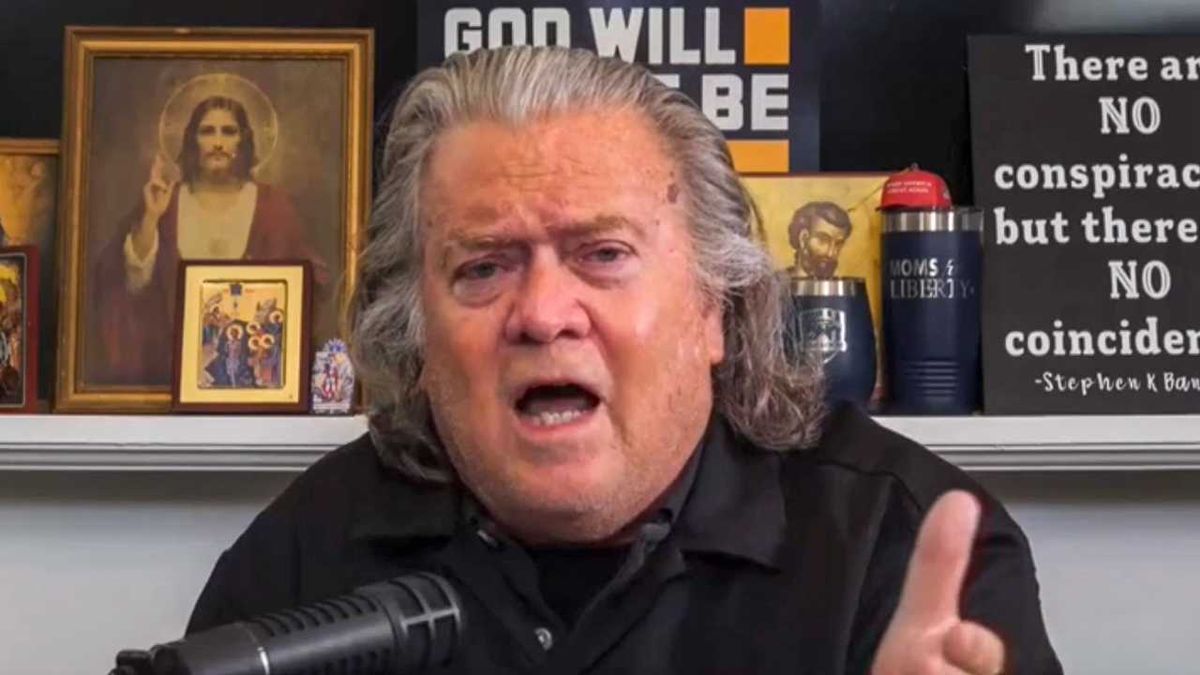 'We ain't gonna be in power!' Steve Bannon loses it over GOP's latest redistricting loss