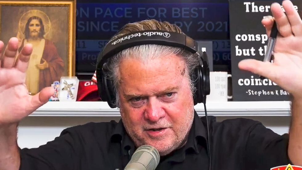 Steve Bannon labels Biden 'domestic terrorist' for attacking judges like 'the Klan used to do'