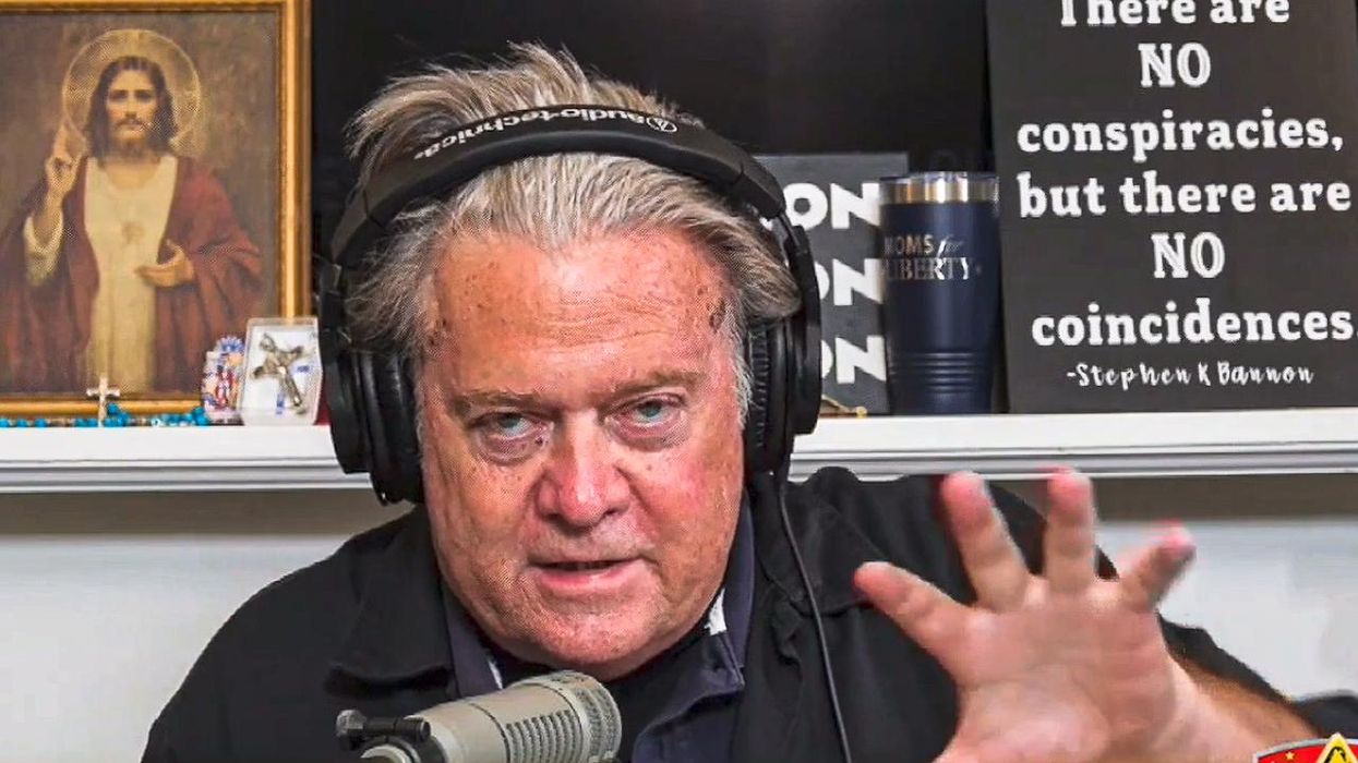 Listen: Steve Bannon cheers Trump plan to axe thousands of government employees