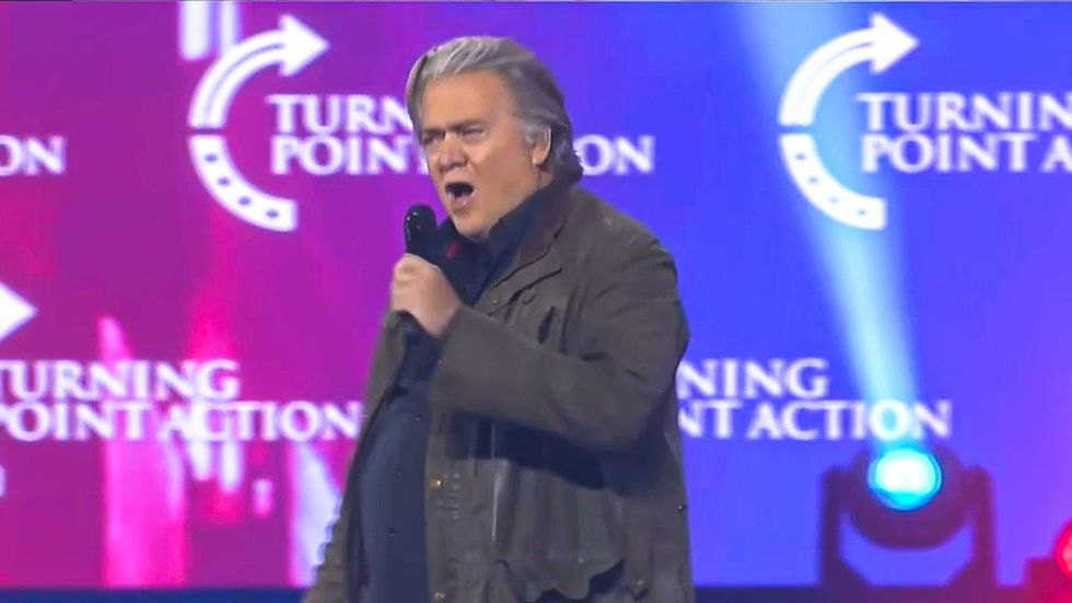 Steve Bannon calls for 'war' and 'ultimate conclusion' in speech to 'army' of young conservatives