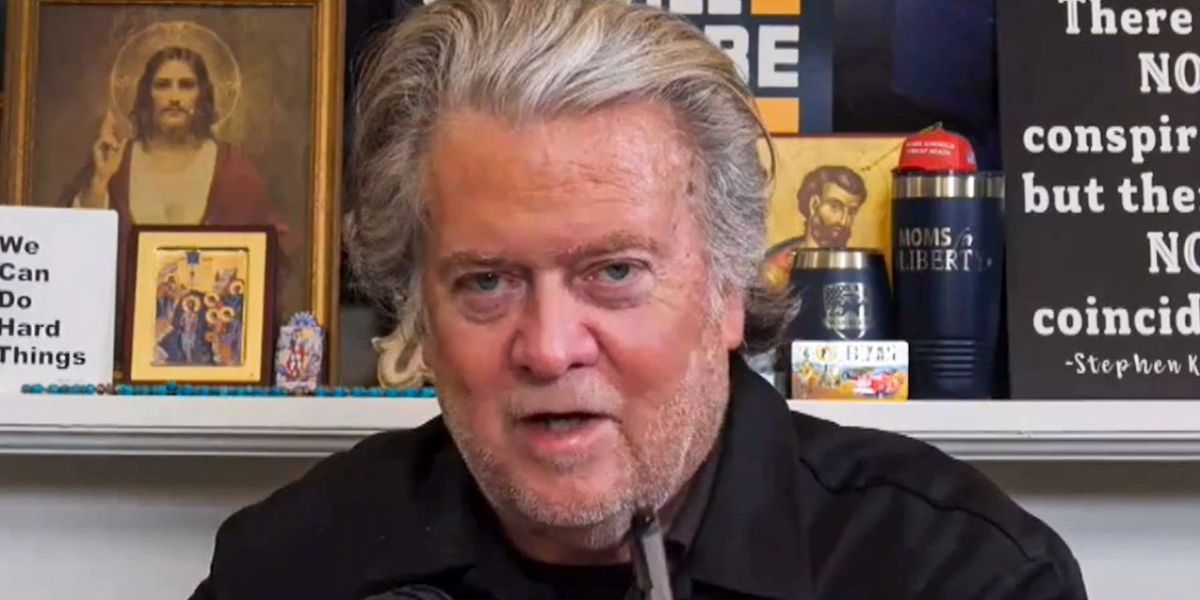 Steve Bannon panics about Trump's 'approval ratings' over tariff costs displayed on Amazon