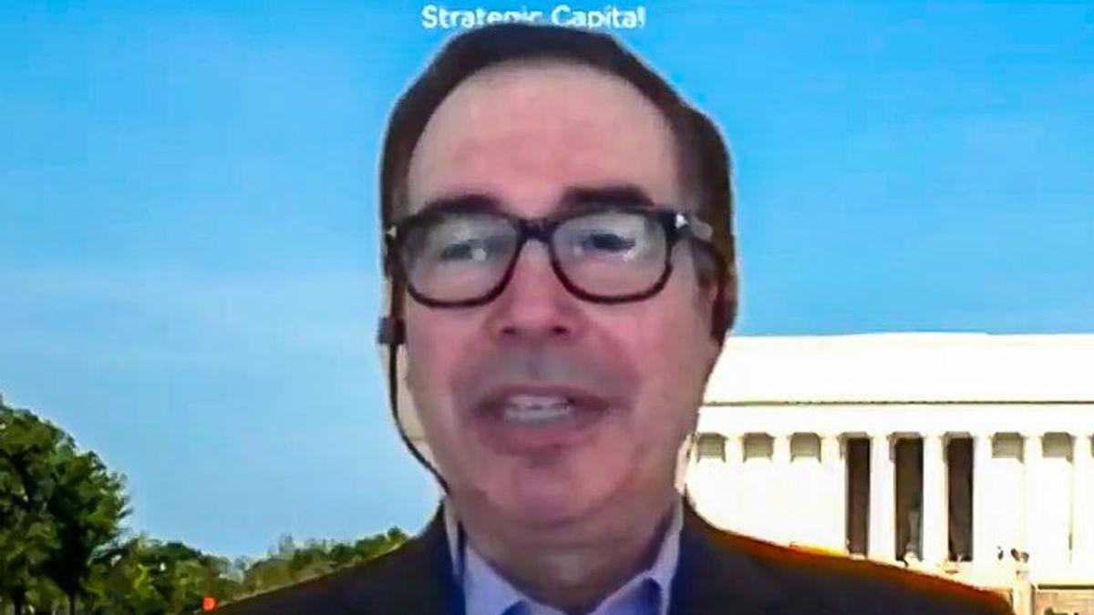 WATCH: Steve Mnuchin weasels out of answering when asked if election was 'stolen'