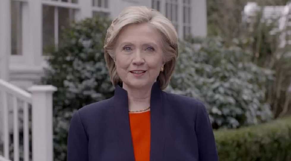 Hillary Clinton announces she's running for president in a two-minute video