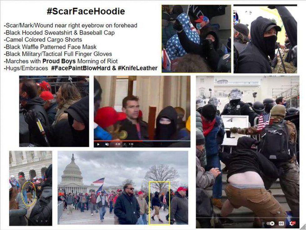 summary of michael jones activities in capitol riot