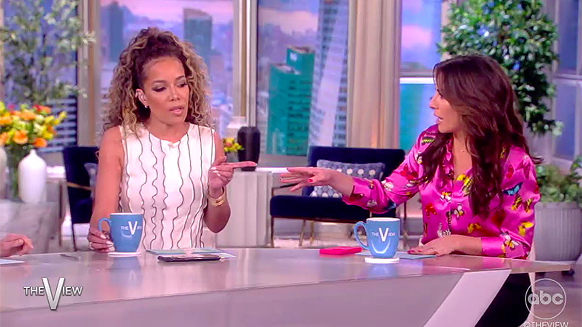 Whoopi goes to commercial break as Alyssa Griffin and Sunny Hostin's Mike Pence debate gets heated