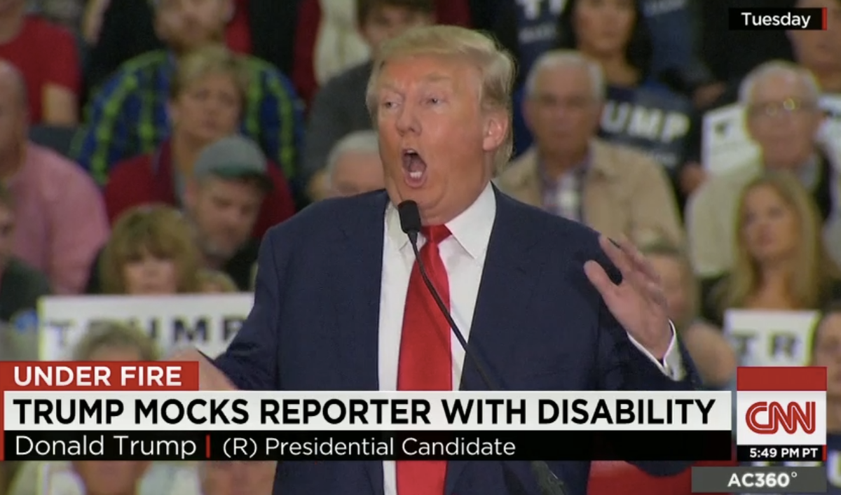 Trump-loving special education teacher 'forgives' him for mocking people with disabilities