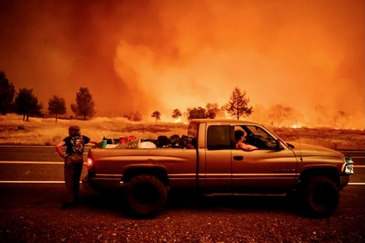 Evacuations, destruction as California's largest fire of year rages