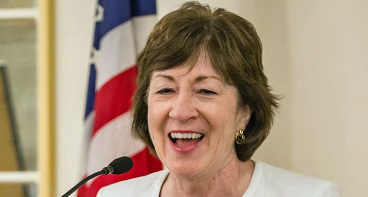 Susan Collins just revealed her duplicitous, vengeful, true self