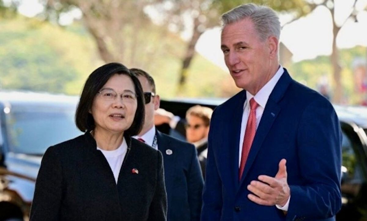 China deploys warships near Taiwan after Tsai-McCarthy meeting