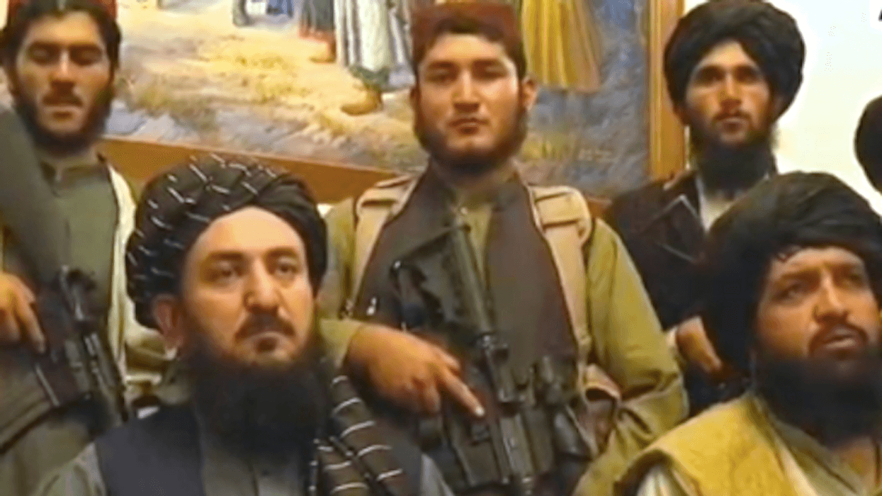 'Is that a MAGA hat?' Taliban takeover of presidential palace carries 'big Jan 6 vibes'