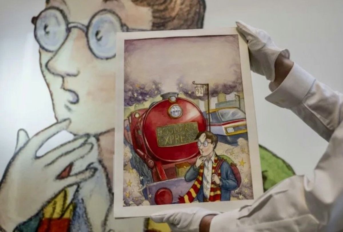Original 'Harry Potter' cover art sells for $1.9 million at auction