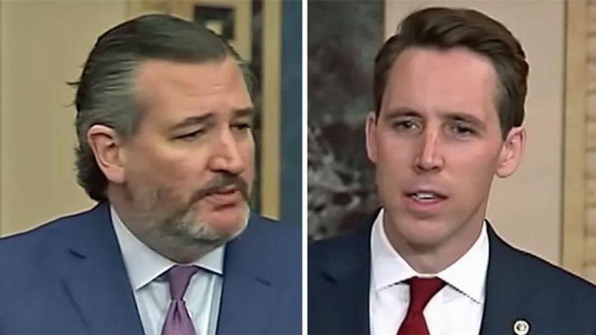 Ted Cruz and Josh Hawley jockey for position in what could be a crowded 2024 field if Trump sits out