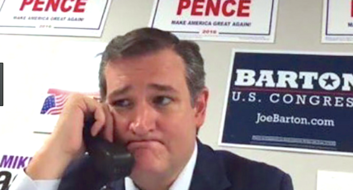 'Groveling' Ted Cruz mocked for begging forgiveness from Fox News host