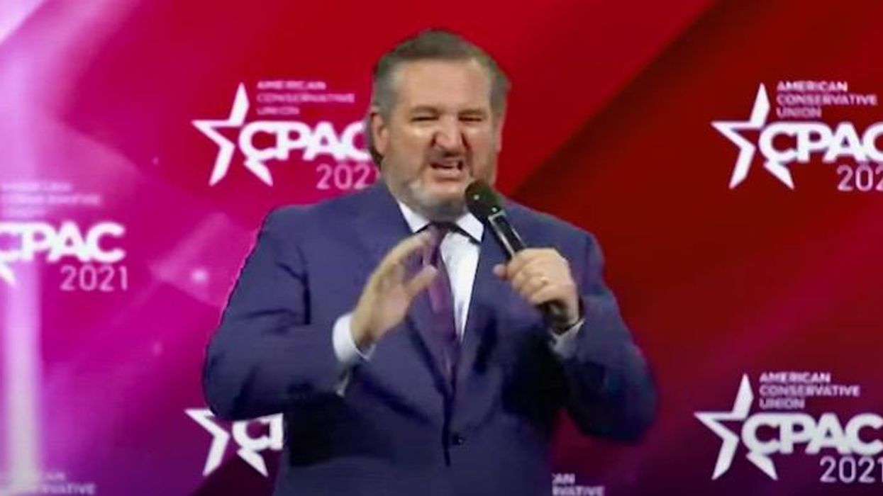 Ted Cruz confronted with list of corporate donors after proclaiming, 'Big business sucks!' at CPAC