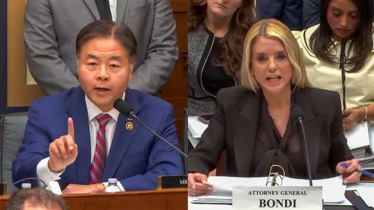 'Don't ever accuse me!' Pam Bondi melts down after Dem busts her for 'lying under oath'