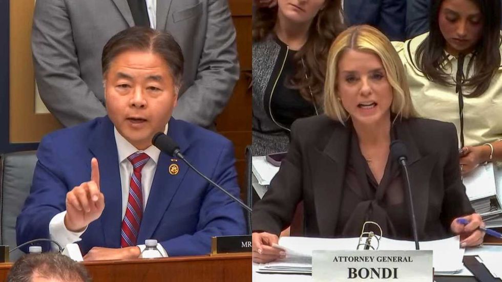 'Don't ever accuse me!' Pam Bondi melts down after Dem busts her for 'lying under oath'