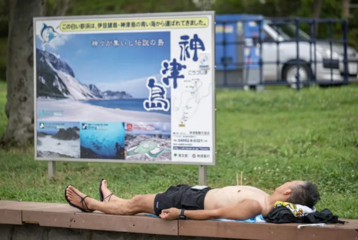 Japan sees hottest July since records began