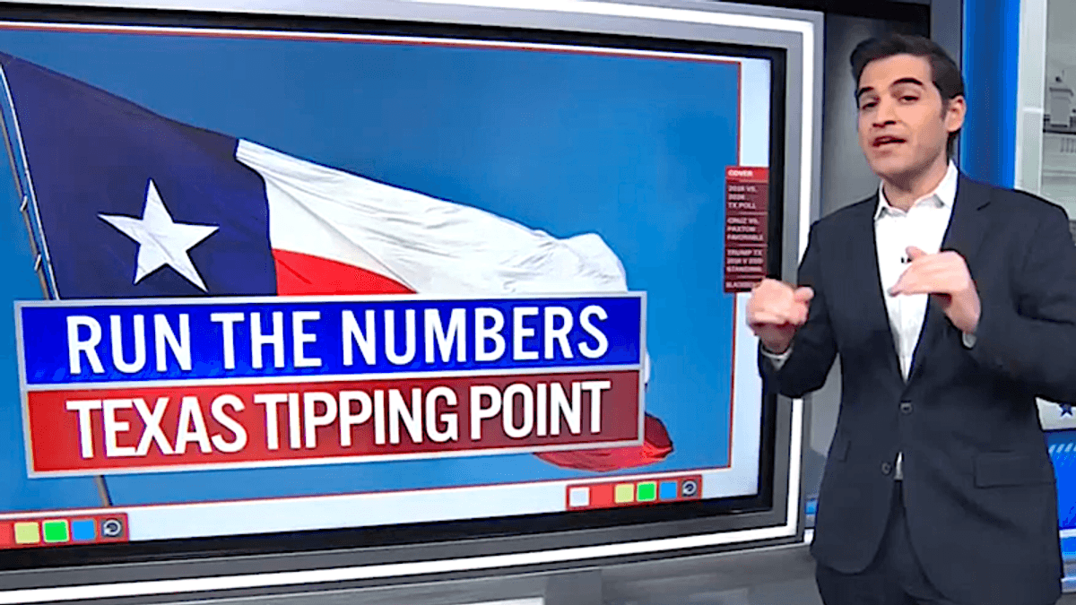 'GOP senators are running scared' as data guru spots startling evidence in Texas