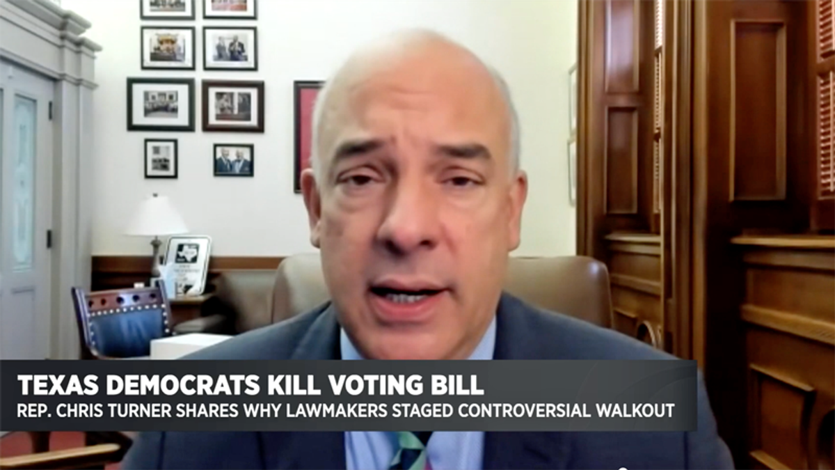 Texas Dem leader lists three reasons why he led walk-out to prevent passage of 'dangerous' voter suppression bill