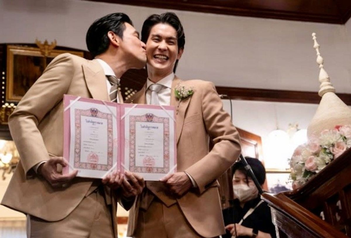 Hundreds to wed as Thai same-sex marriage law comes into force