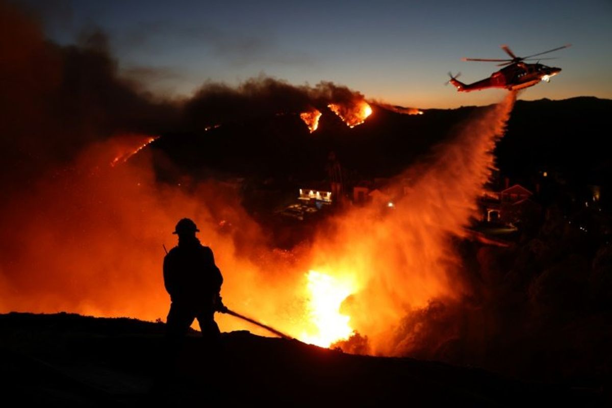 'Nerve-racking': Inside the aerial battle to tame Los Angeles fires