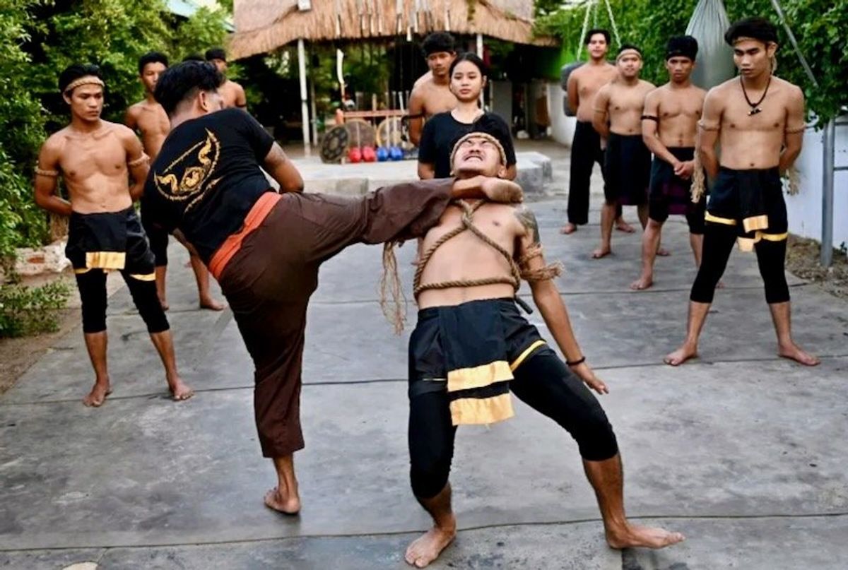 Young Cambodians fight to preserve ancient martial art