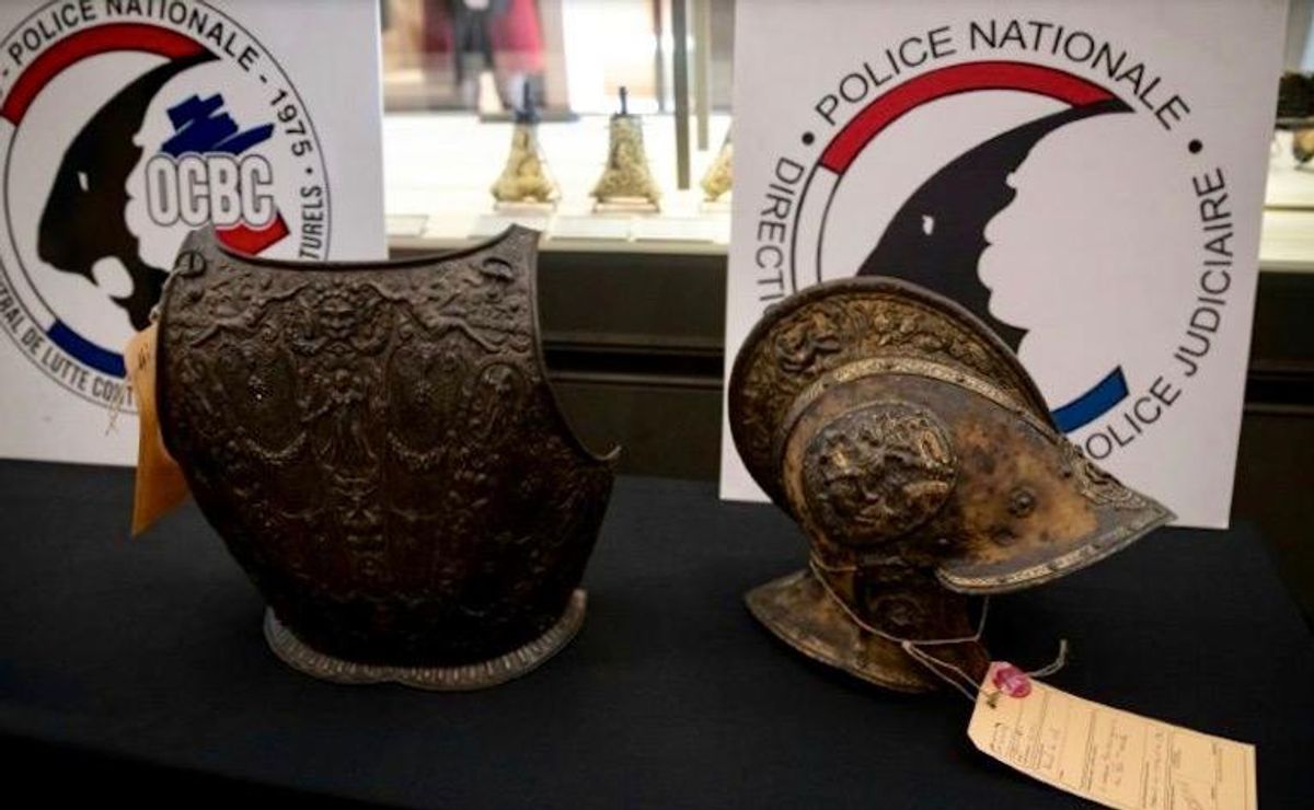 Louvre recovers 16th-century armor, four decades after theft