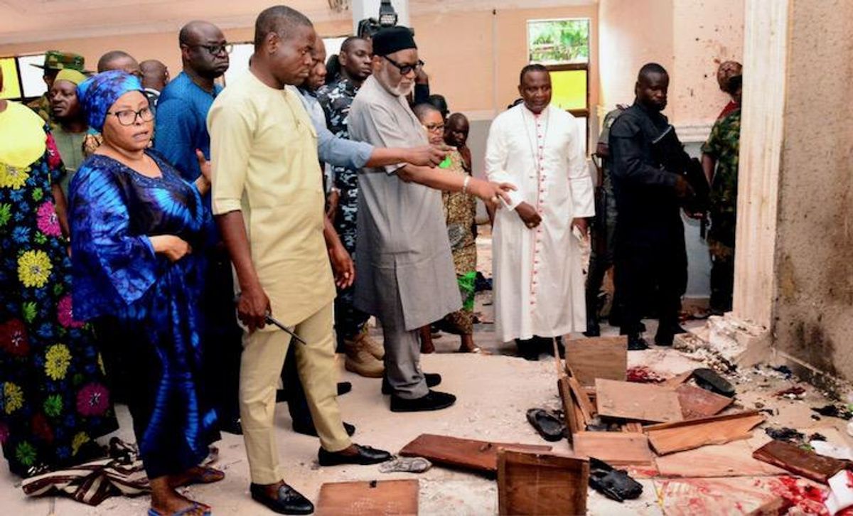 Gun attack on church in southwest Nigeria leaves 21 dead
