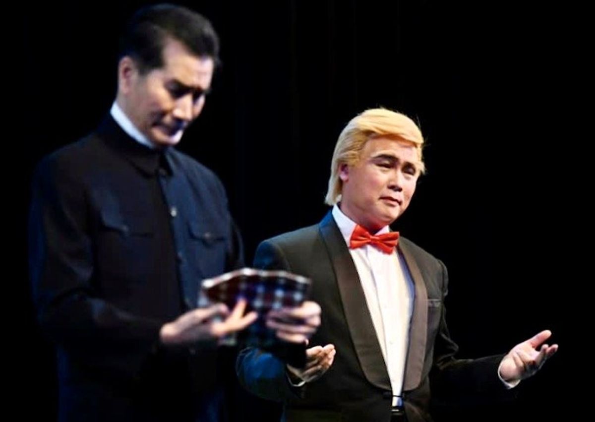 'Trump' thrills fans at Hong Kong theatre's last hurrah