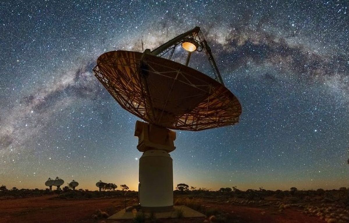 Astronomers finally caught radio waves from 40 large galaxies in the nearby universe