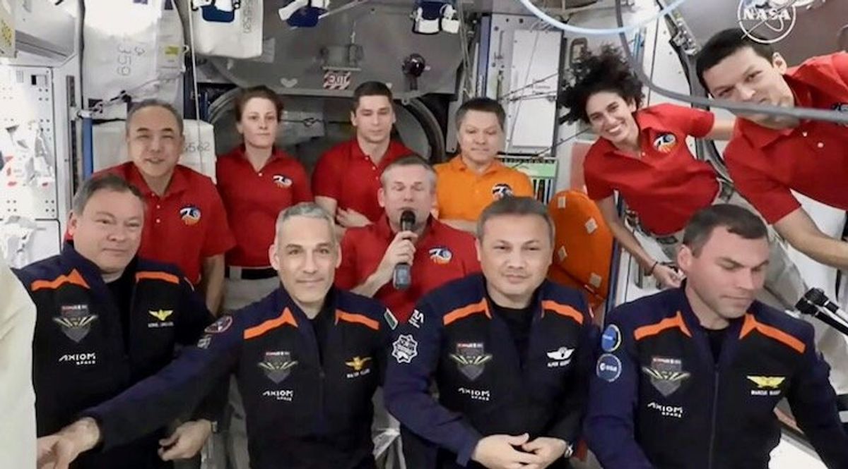 Four astronauts splash down after Axiom private mission