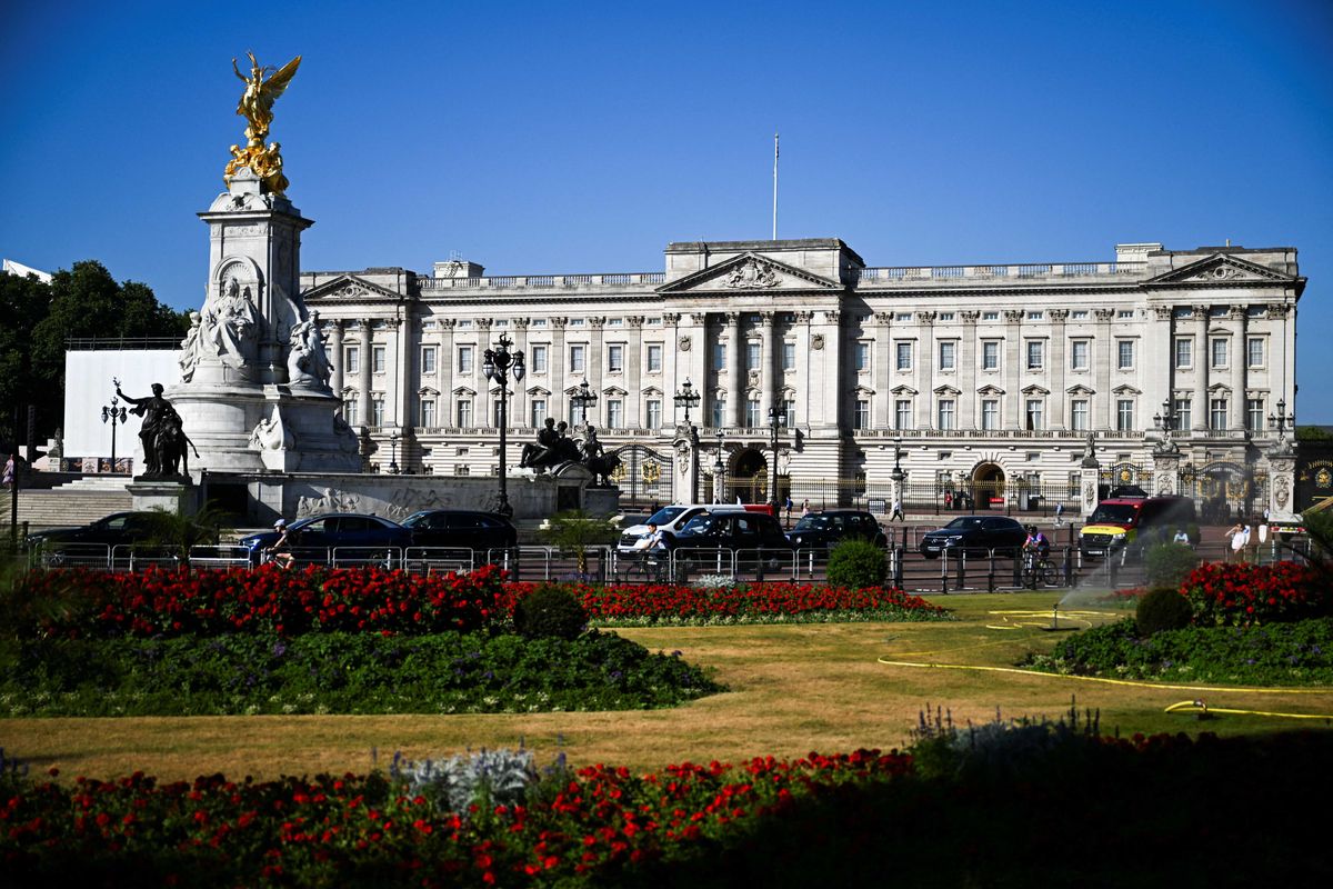 Epstein banner flies in Buckingham Palace Throne Room as fury mounts at Andrew