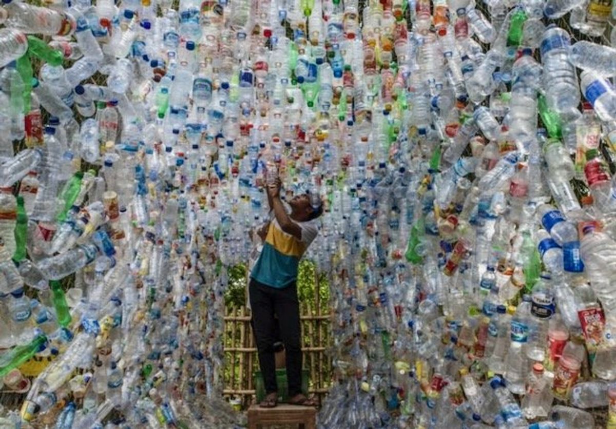 And now the weather cloudy with scattered showers of plastic Raw Story