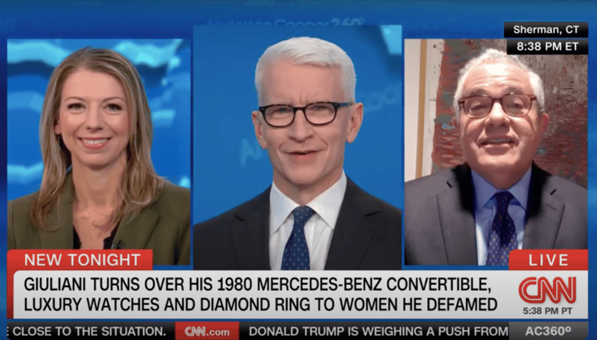 'He's arguing over a refrigerator': Anderson Cooper slams Giuliani's 'pathetic' fight