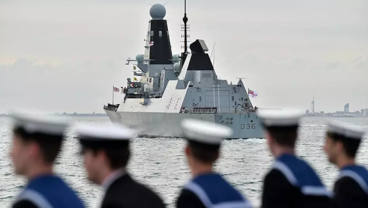 Russia says it fired warning shots at UK ship