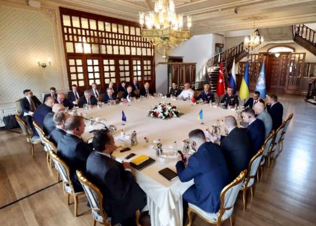Russia and Ukraine address grain crisis in first talks since March
