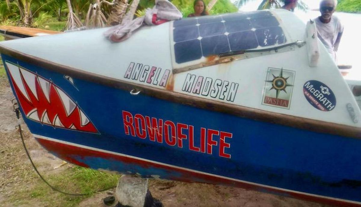 Drowned US adventurer's boat washes up on Pacific atoll