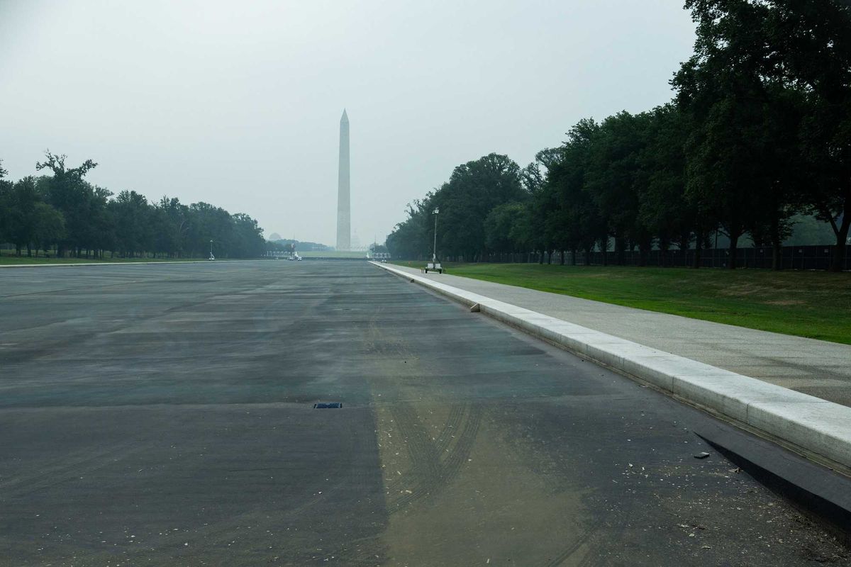 Trump's Reflecting Pool vandalism claim gets legal check: 'Rushed and poorly conceived'