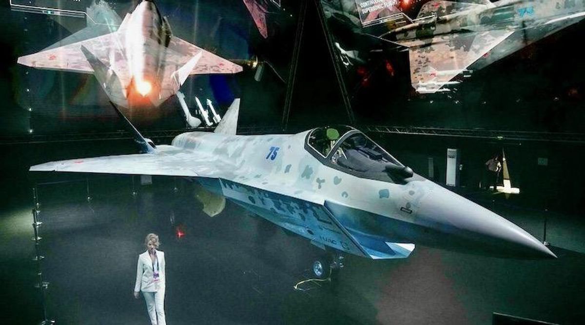 Russia unveils stealth fighter jet to compete with F-35s