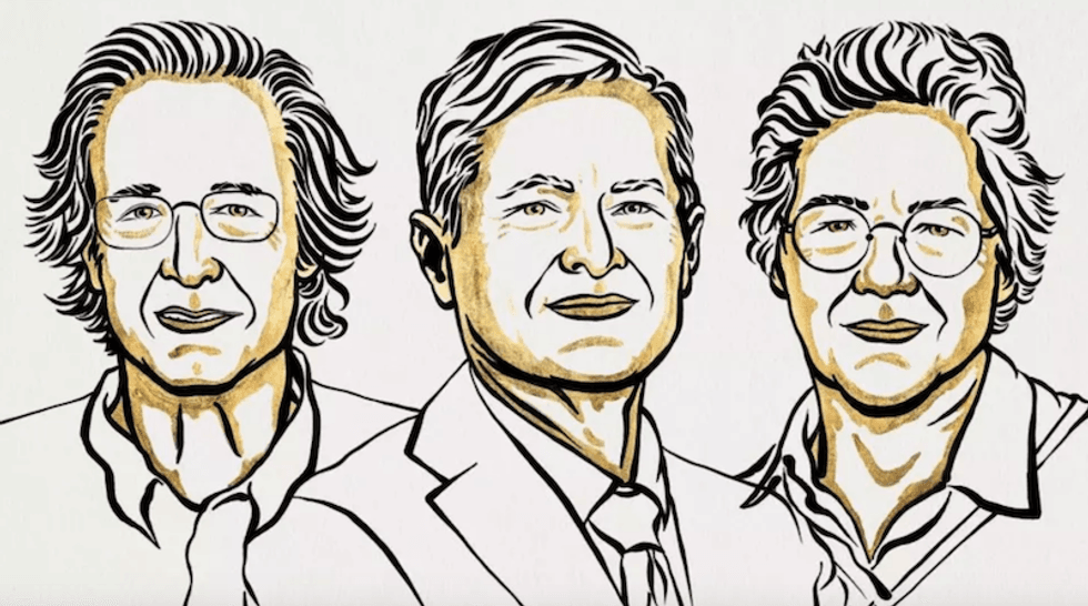 Three scientists win Nobel Prize in physics for looking at electrons in atoms during split seconds