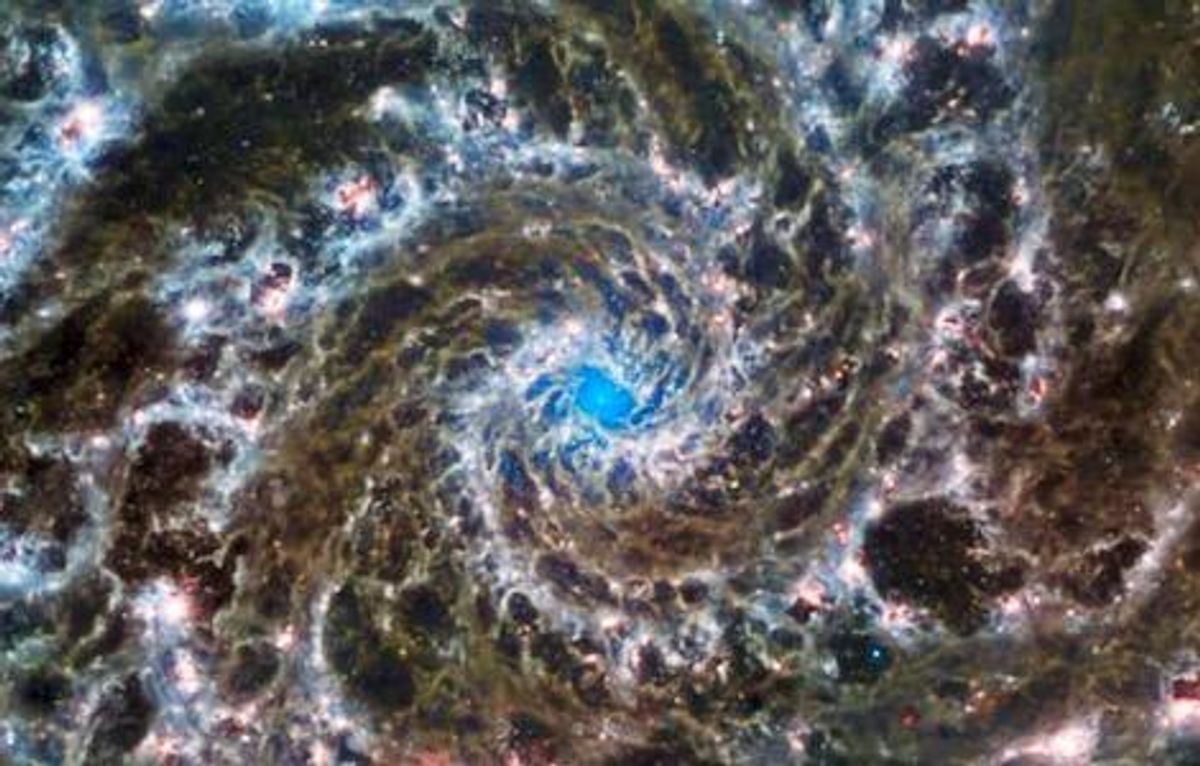 Webb telescope captures new detail of Phantom Galaxy