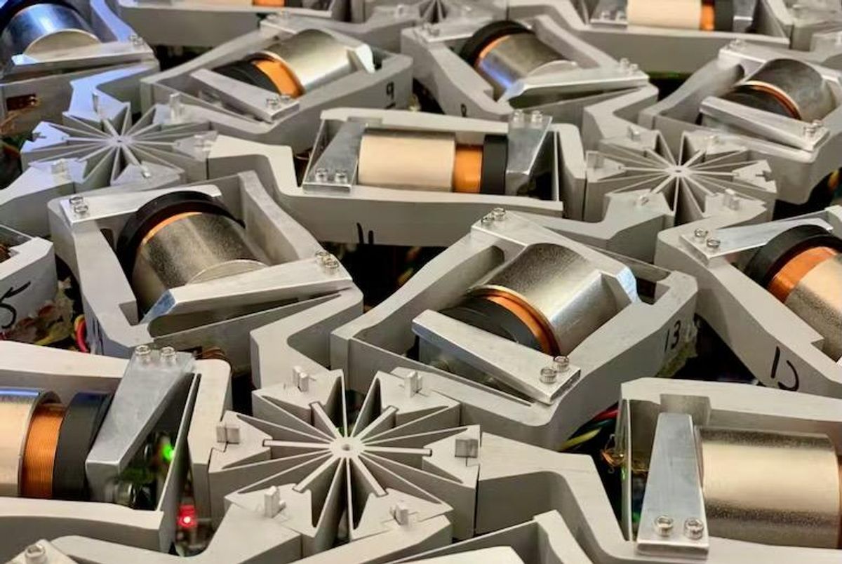 A new type of material called a mechanical neural network can learn and change its physical properties to create adaptable, strong structures