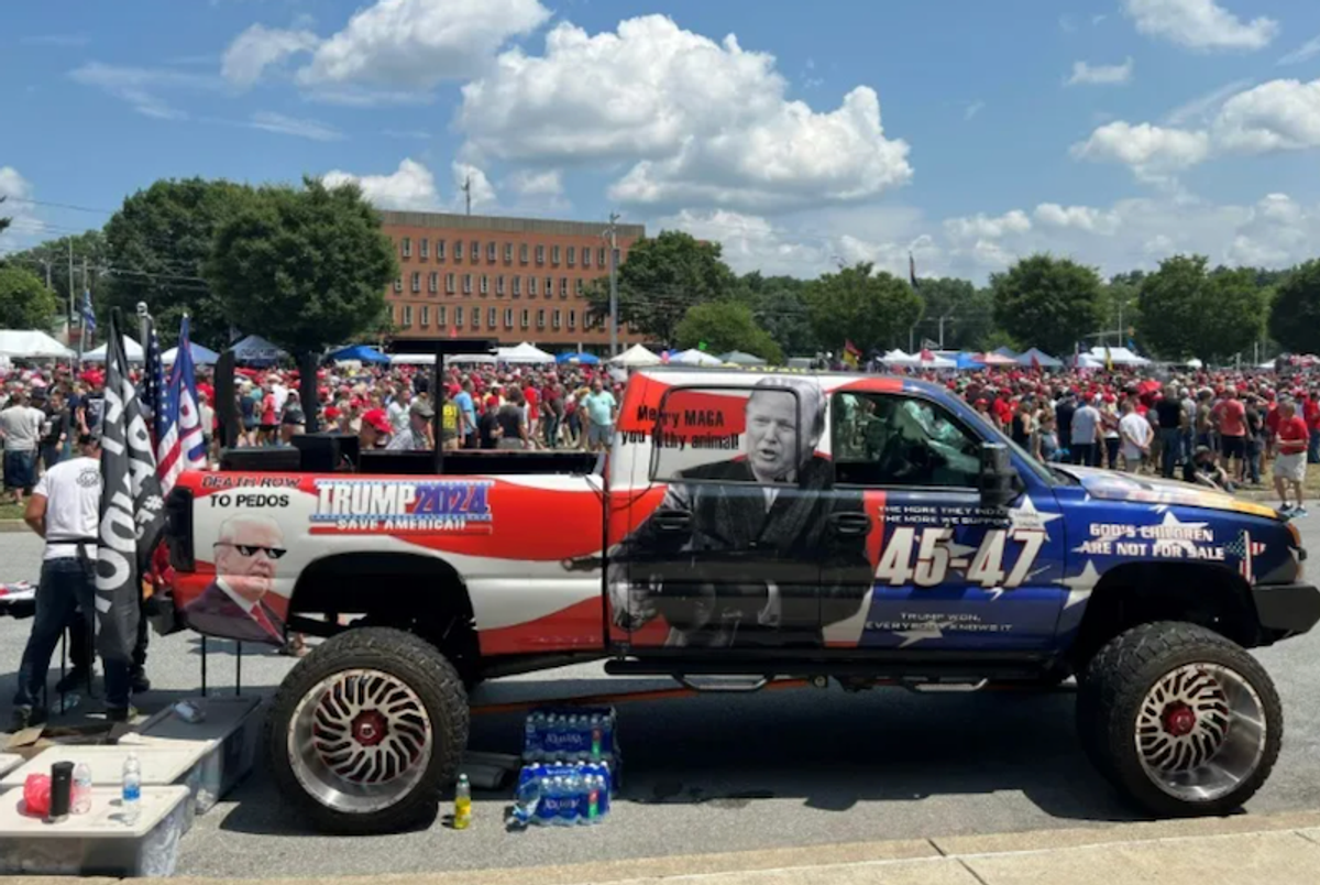 Trump supporters deride 'leftist' Harris as being backed by elites