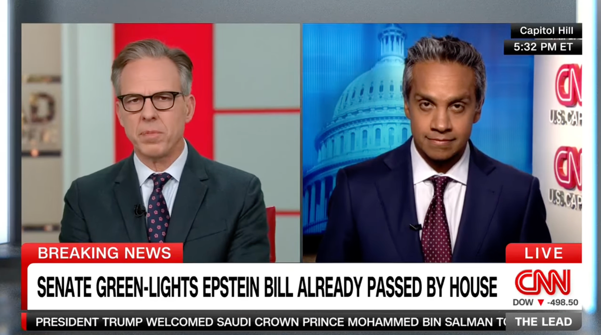 'Remarkable turnaround': CNN reporter floored as Epstein bill speeds through Senate