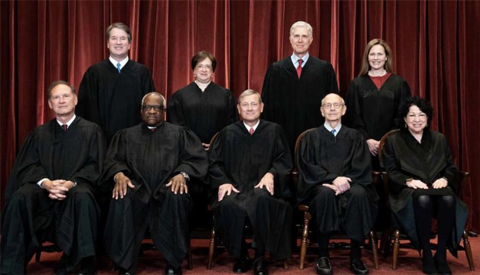 Right-wing activist boasted of 'praying' with SCOTUS justices after they cited her organization's brief to overturn Roe