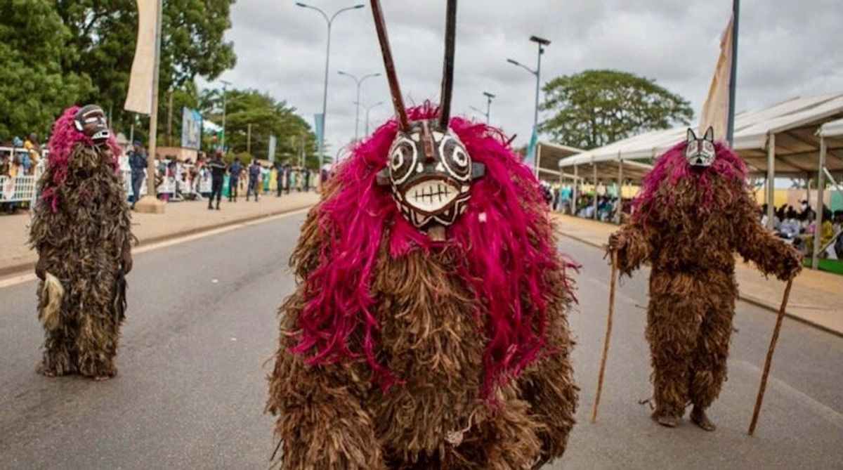 Mask festival brings 'buzz and beauty' to Benin's capital