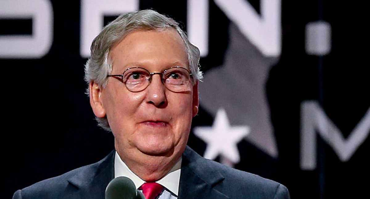 Mitch McConnell says unruly D.C. Republicans are Capitol Police's problem