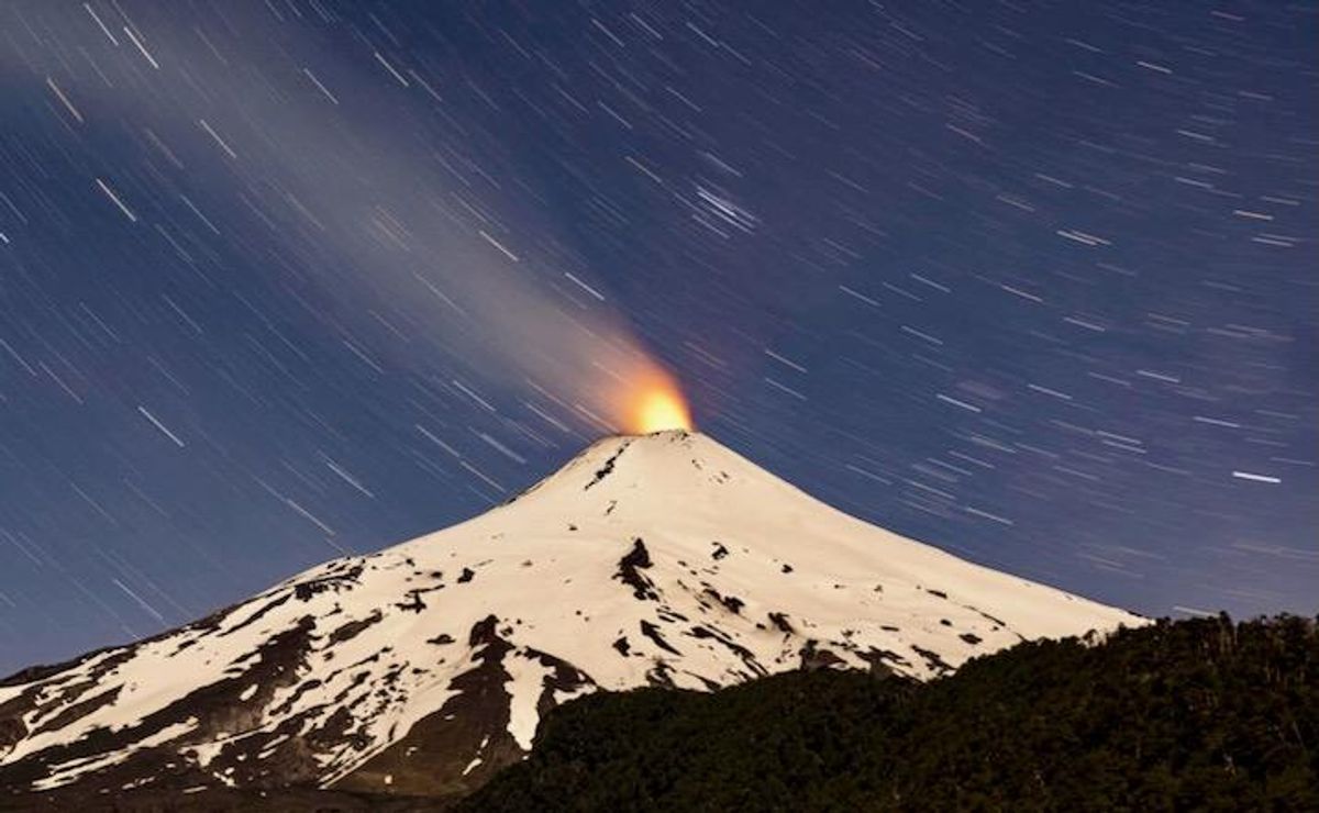Chile on alert as active volcano rumbles, spits fire