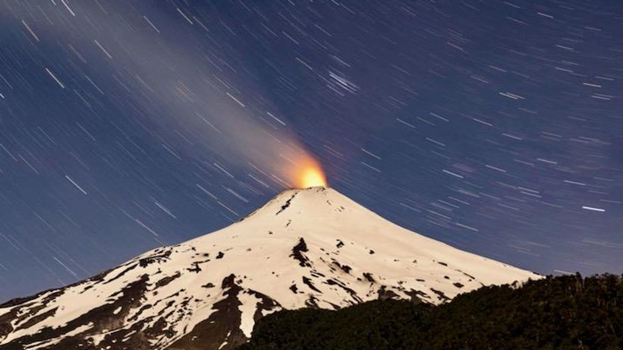 Chile on alert as active volcano rumbles, spits fire