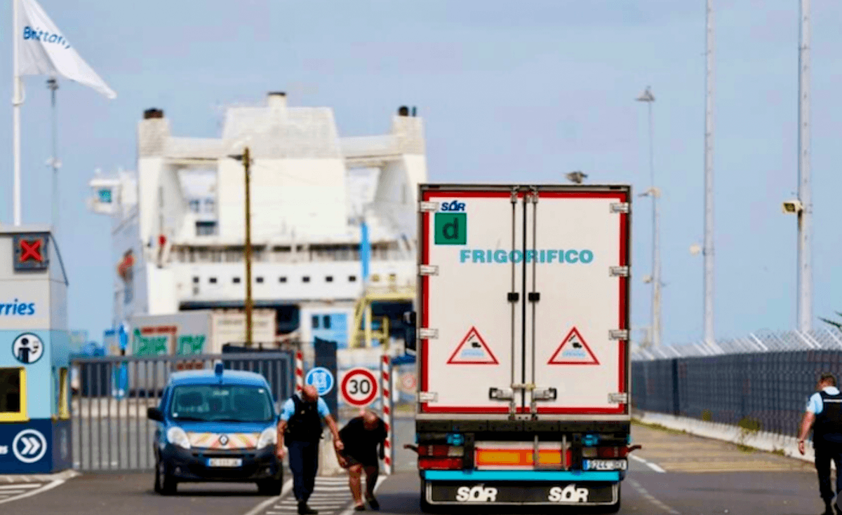 Six female migrants rescued from truck in France after calling journalist for help